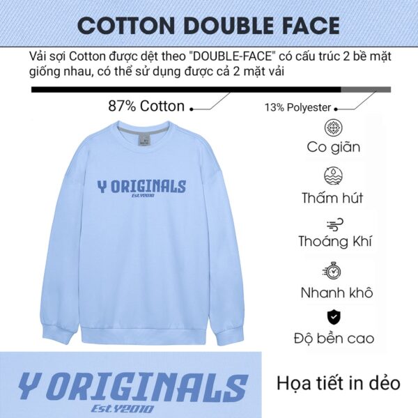 Áo Thun Sweater Nam Đơn Giản Thời Trang Thương Hiệu Y2010 Nguyên Bản Ver91 21467 |YaMe| - Ảnh 3