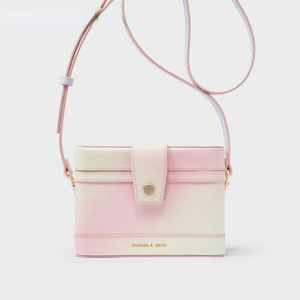 Charles and KEITH CK2-80701182 Túi Xách Một Dây Đeo Vai Phong Cách Retro - Ảnh 4