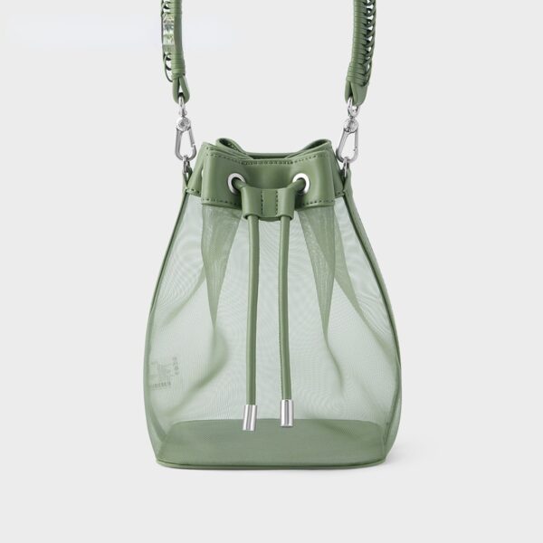 Charles & KEITH CK2-10840452- 1 Túi bucket Một Bên Vai Dệt h & - Cầm Tay Cho Nữ - Ảnh 6