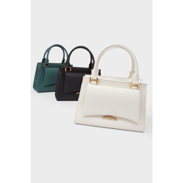 Charles & KEITH CK2-30671328 Túi Xách Kim Loại Trang Trí Cổ Điển Cho Nữ - Hình ảnh 4