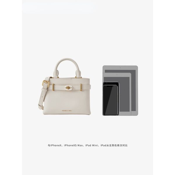 Charles & KEITH CK2-30781195 H & - Túi Xách Đeo Vai Hình Vuông Cỡ Nhỏ Cầm Tay - Hình ảnh 5