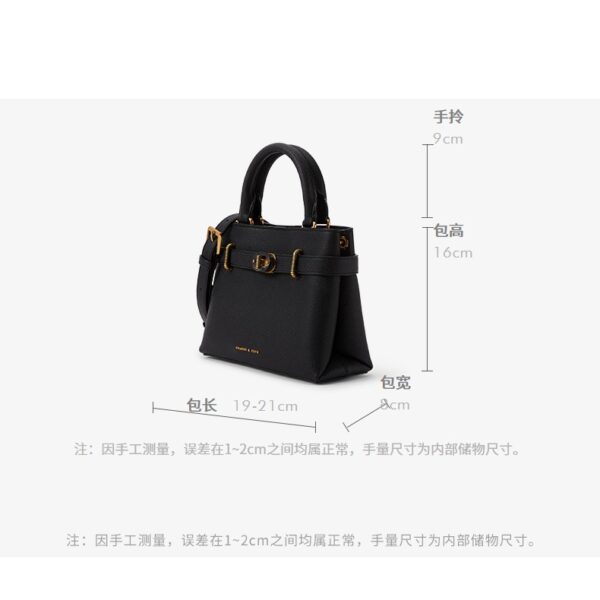 Charles & KEITH CK2-30781195 H & - Túi Xách Đeo Vai Hình Vuông Cỡ Nhỏ Cầm Tay - Hình ảnh 7