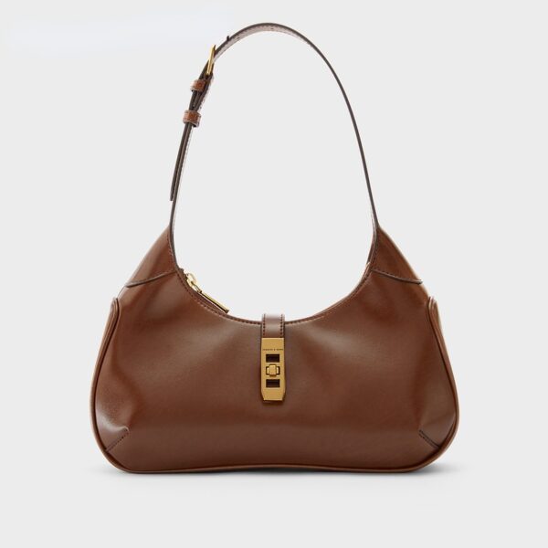 Charles & KEITH CK2-40781495 Túi Đeo Vai Một Bên Và Dưới Bánh Bao - Ảnh 2