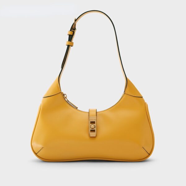 Charles & KEITH CK2-40781495 Túi Đeo Vai Một Bên Và Dưới Bánh Bao - Ảnh 4