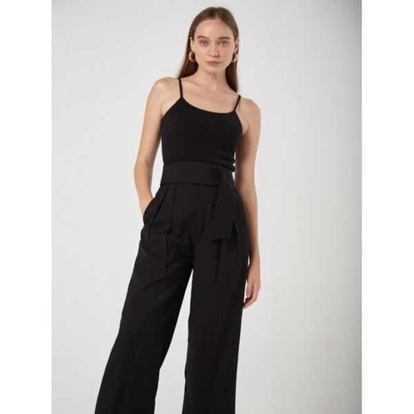 COCO SIN - Áo Liền Quần Bodysuit 2 Dây Đen