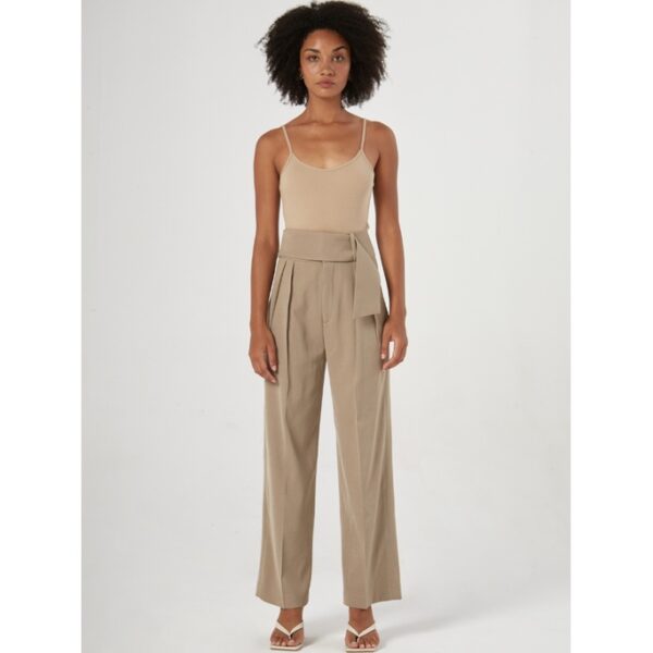 COCO SIN - Áo Liền Quần Bodysuit 2 Dây Nâu - Hình ảnh 2