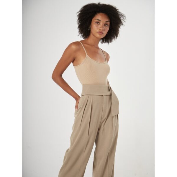 COCO SIN - Áo Liền Quần Bodysuit 2 Dây Nâu