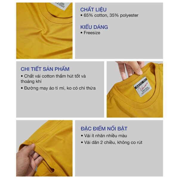 (GIFT) Áo thun nam tay ngắn AKUBA freesize chất liệu cotton không co rút, co giãn tốt, thấm hút mồ hôi tốt | AB2032 - Hình ảnh 2