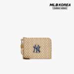 [Mã WABRMB giảm 10% đơn 500K] MLB – Túi xách tay chữ nhật phối tay cầm Monogram Jacquard 3APOM012N-50BGD