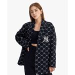 MLB – Áo blazer tay dài phối nút cài Dia Monogram All Over 3AJKM0124-50BKS