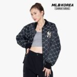 MLB – Áo khoác bomber Diamond Monogram Jacquard 3AJPM0224-50BKS