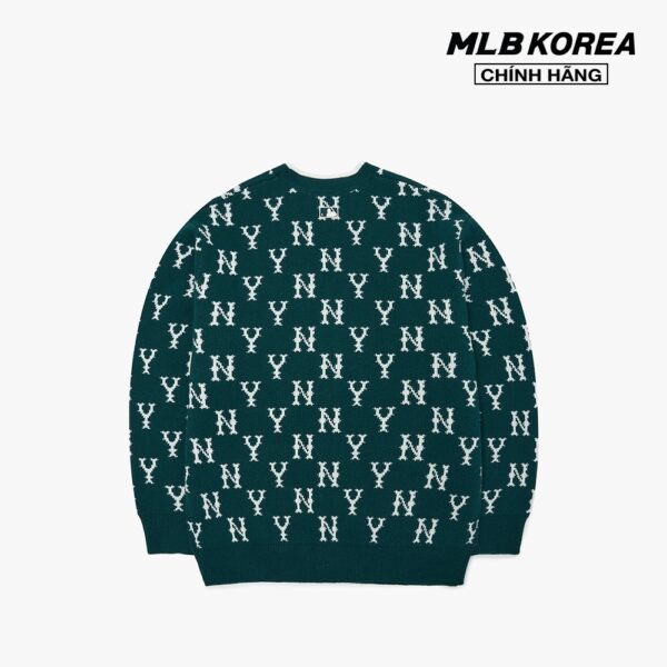 MLB - Áo khoác cardigan phom suông Classic Monogram Front Pattern 3AKCM0124-50GND - Hình ảnh 2