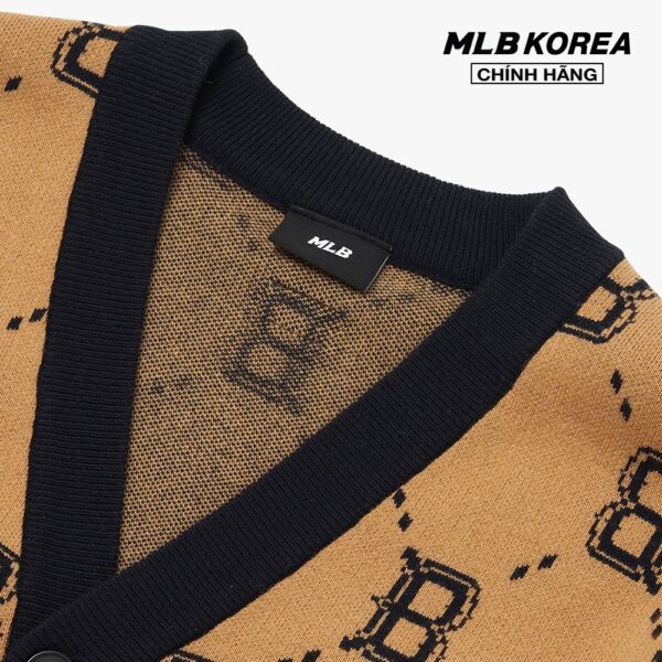 MLB - Áo khoác cardigan phom suông Dia Monogram All Over 3AKCM0224-43BGS - Hình ảnh 4