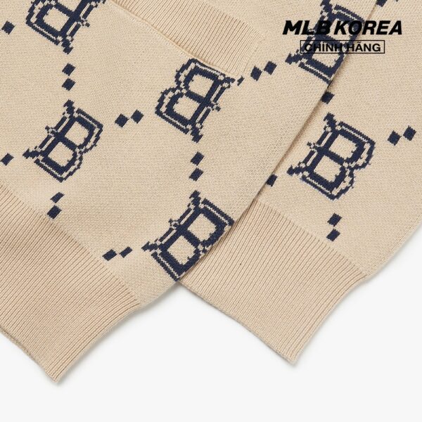 MLB - Áo khoác cardigan phom suông Diamond Monogram 3AKCM0221-43BGS - Hình ảnh 4