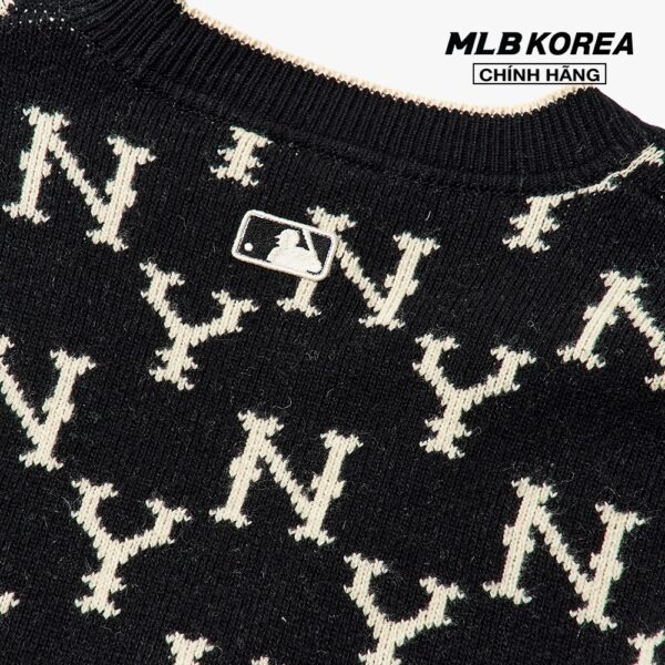 MLB - Áo khoác cardigan phom suông Monogram 3AKTM0114-50BKS - Hình ảnh 4