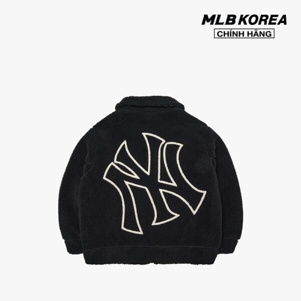 MLB - Áo khoác lông cừu cổ bẻ tay dài thời trang 3AJPF0216-50BKS - Hình ảnh 2