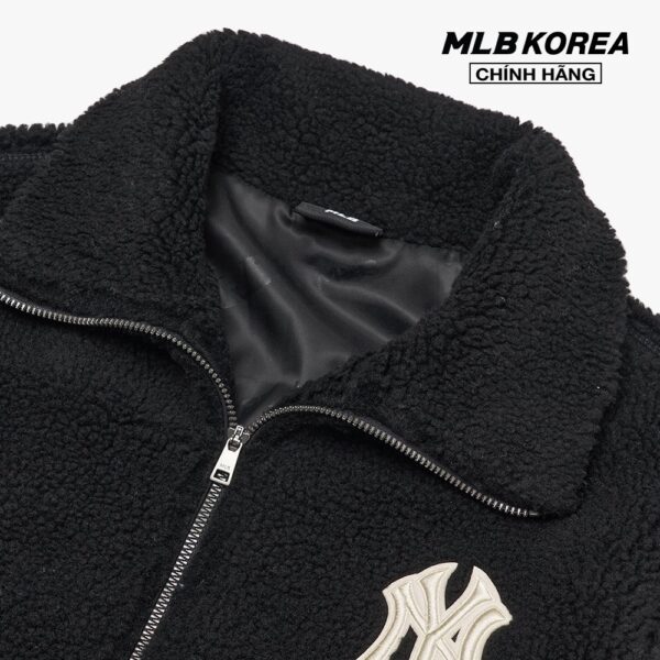 MLB - Áo khoác lông cừu cổ bẻ tay dài thời trang 3AJPF0216-50BKS - Hình ảnh 4