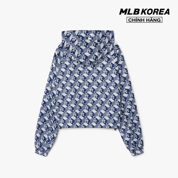 MLB - Áo khoác nữ phối mũ Cube MONOGRAM Allover Woven 3FWJM0431-07NYL - Hình ảnh 3