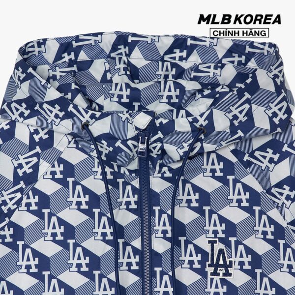 MLB - Áo khoác nữ phối mũ Cube MONOGRAM Allover Woven 3FWJM0431-07NYL - Hình ảnh 5