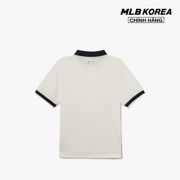 MLB - Áo polo nam tay ngắn Basic Comfortable Fit Collar 3LPQB0133-43IVS - Hình ảnh 2