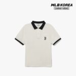 MLB – Áo polo nam tay ngắn Basic Comfortable Fit Collar 3LPQB0133-43IVS