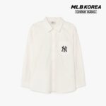 MLB – Áo sơ mi unisex tay dài Classic Monogram Big Logo 3AWSM0131-50IVS