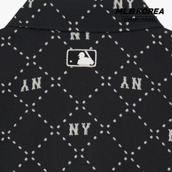 MLB - Áo sơ mi unisex tay dài Dia Monogram Jacquard 3AWSM0231-50BKS - Hình ảnh 5