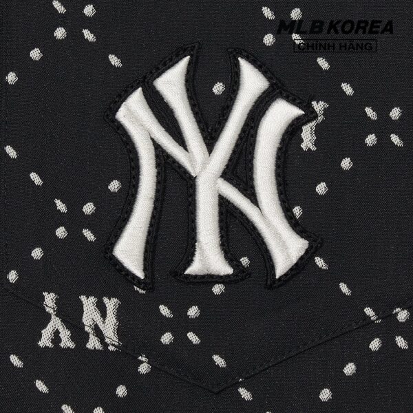 MLB - Áo sơ mi unisex tay dài Dia Monogram Jacquard 3AWSM0231-50BKS - Hình ảnh 6