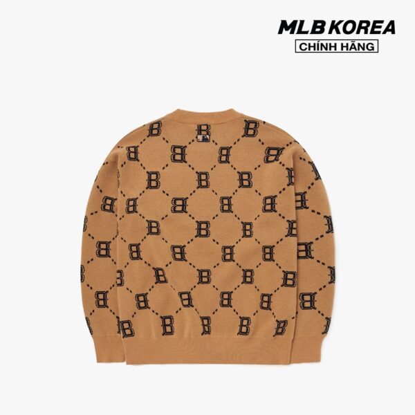 MLB - Áo sweater phom suông tay dài Dia Monogram Overfit 3AKPM0226-43BGS - Hình ảnh 2