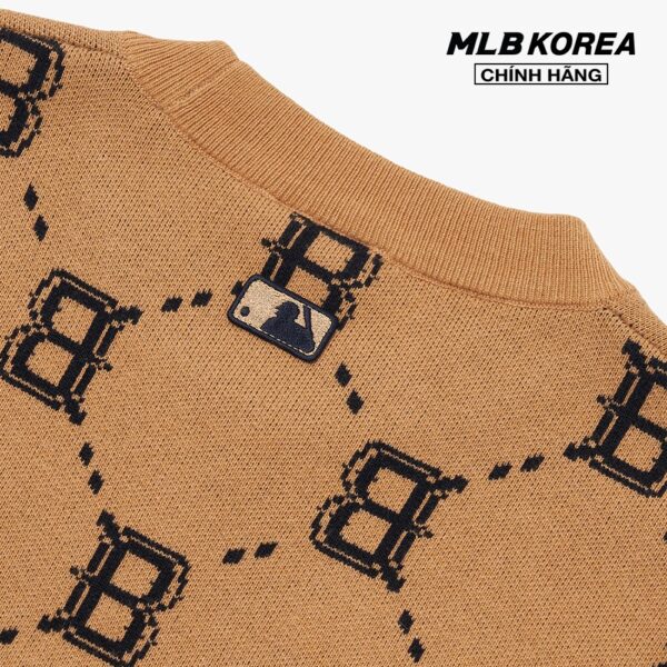 MLB - Áo sweater phom suông tay dài Dia Monogram Overfit 3AKPM0226-43BGS - Hình ảnh 5