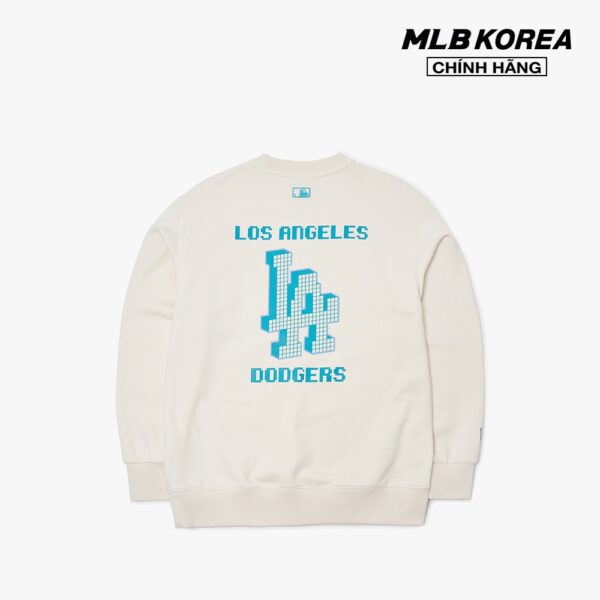 MLB - Áo sweatshirt phom suông Pixel Bag Big Logo 3AMTX0114-07CRS - Hình ảnh 2