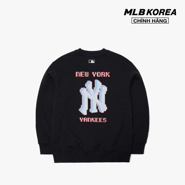 MLB - Áo sweatshirt phom suông Pixel Bag Big Logo 3AMTX0114-50BKS - Ảnh 2
