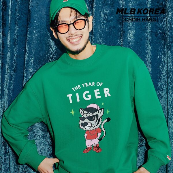 MLB - Áo sweatshirt tay dài cổ tròn The Year Of Tiger 3AMTD0121-43GNL - Hình ảnh 8