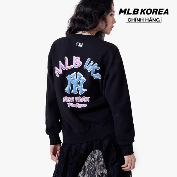 MLB - Áo sweatshirt tay dài phom suông LIKE Ice Back Graphic 3AMTL5116-50BKS - Hình ảnh 2