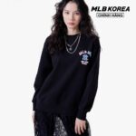 MLB – Áo sweatshirt tay dài phom suông LIKE Ice Back Graphic 3AMTL5116-50BKS