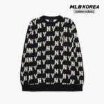 MLB – Áo sweatshirt unisex tay dài Classic Monogram Allover 3AMTM0231-50BKS