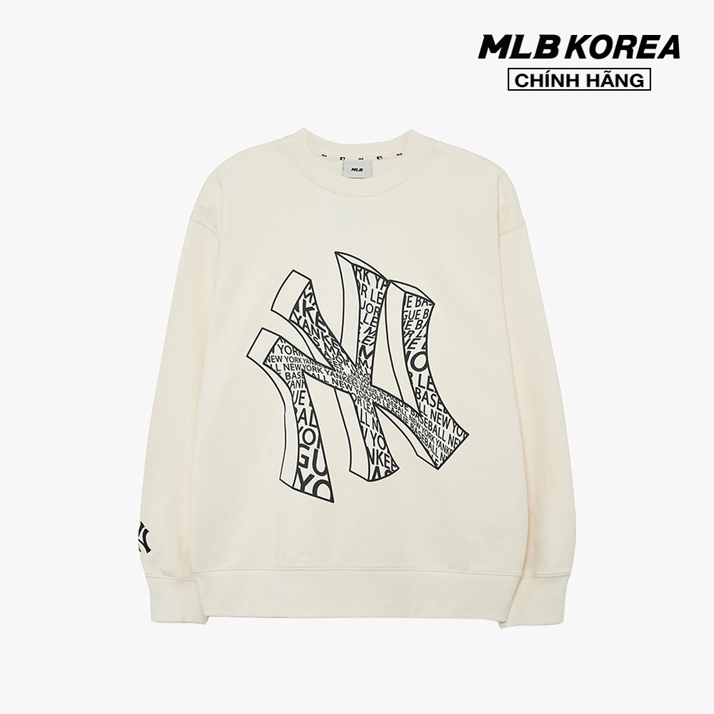 MLB – Áo sweatshirt unisex tay dài Classic Monogram Bag Big Logo Overfit 3AMTU0131-50CRS