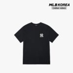 MLB – Áo thun phom suông ngắn tay Basic Monogram Back Logo 3ATSM2023-50BKS