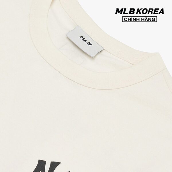 MLB - Áo thun unisex cổ tròn ngắn tay Basic Canvas 3ATS07023-50CRS - Hình ảnh 4