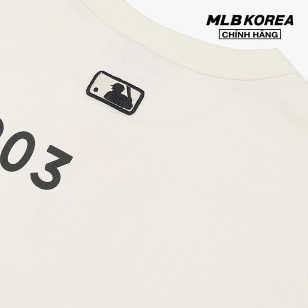 MLB - Áo thun unisex cổ tròn ngắn tay Basic Canvas 3ATS07023-50CRS - Hình ảnh 5