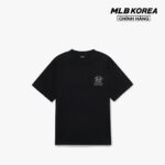 MLB – Áo thun unisex cổ tròn tay ngắn Basic Mega Logo Overfit 3ATSB0433-50BKS