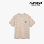 MLB – Áo thun unisex cổ tròn tay ngắn Classic Monogram Front Pattern 3ATSM1133-43SAL