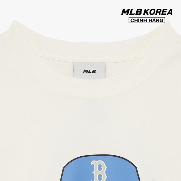 MLB - Áo thun unisex cổ tròn tay ngắn Smile Face Graphic Overfit 3ATSJ0233-43CRS - Hình ảnh 3