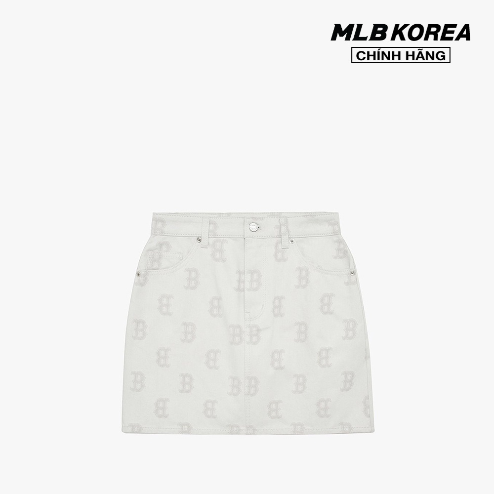 MLB – Chân váy denim Classic Monogram Jacquard 3FDSM0133-43CRS