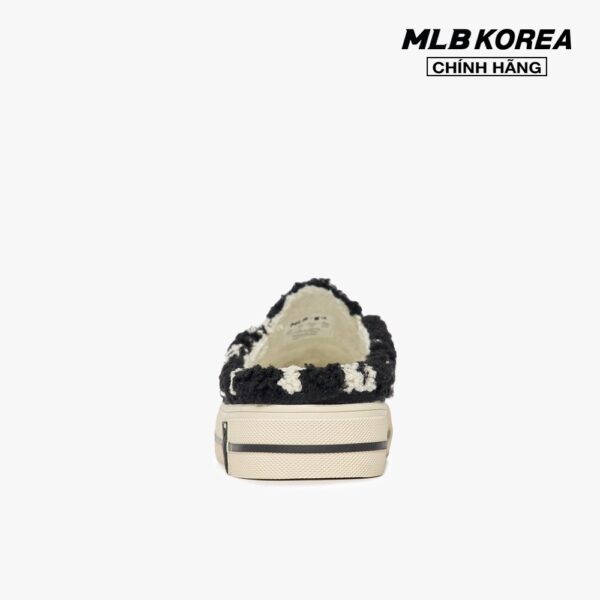 MLB - Giày mule vải lông phối logo bóng chày thời trang 3AMUUWN26-50BKS - Ảnh 3