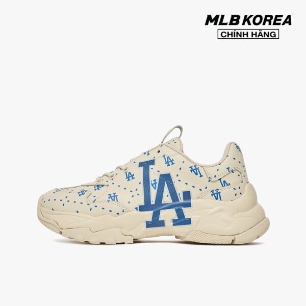 MLB - Giày sneakers unisex cổ thấp Big Ball Chunky Saffiano Diamond Monogram 3ASHMS13N-07IVS