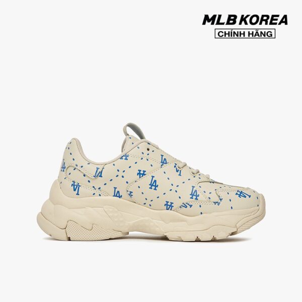 MLB - Giày sneakers unisex cổ thấp Big Ball Chunky Saffiano Diamond Monogram 3ASHMS13N-07IVS - Hình ảnh 4