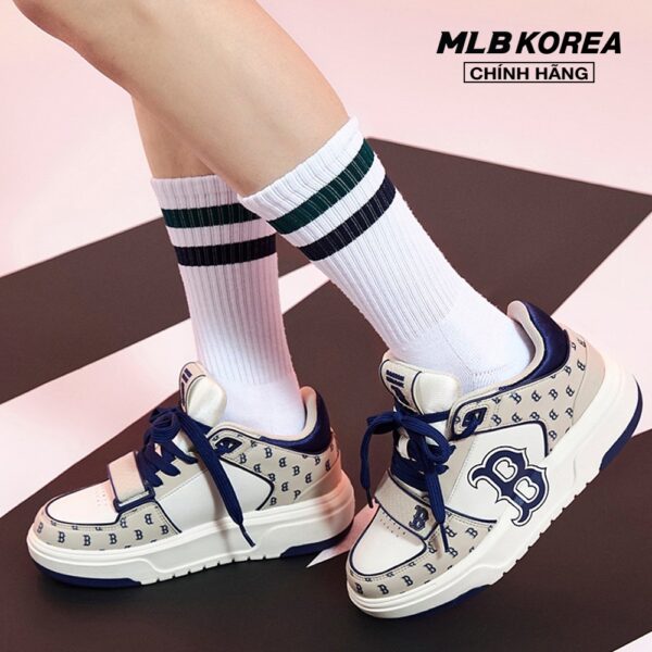 MLB - Giày sneakers unisex cổ thấp Chunky Liner Mid Classic Monogram 3ASXLM13N-43BGL - Hình ảnh 2