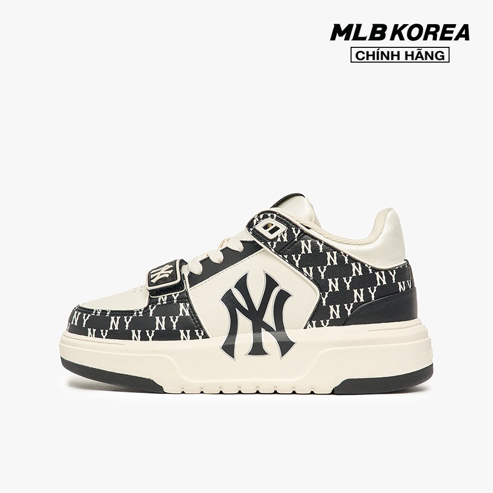 MLB – Giày sneakers unisex cổ thấp Chunky Liner Mid Classic Monogram 3ASXLM13N-50BKS