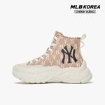 MLB – Giày thể thao cổ cao Monogram Chunky High 3ASHULM2N-50BGD